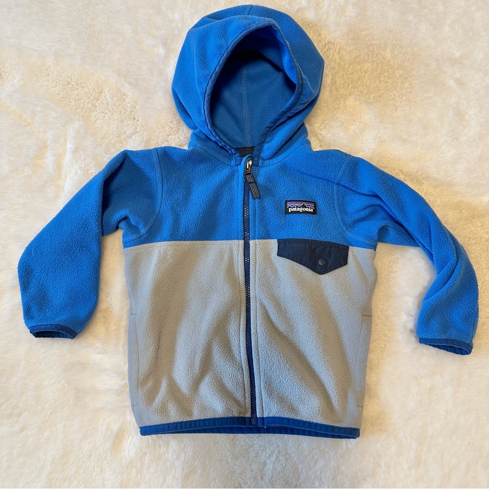 Patagonia Baby Micro D® Snap-T® Fleece Jacket - Passage Blue - 12-18 month